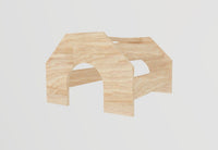 Wooden Connecting Tunnel Hamster Cage House