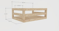 Rectangular With Entrance & Hole Hanging Chinchilla Cage Ledge