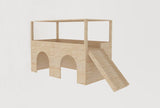 2 Entrances With Roof & Ramp Guinea Pig Hutch House
