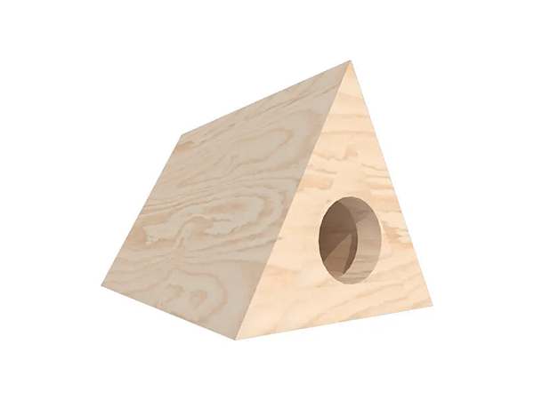 Triangle Hamster Cage House