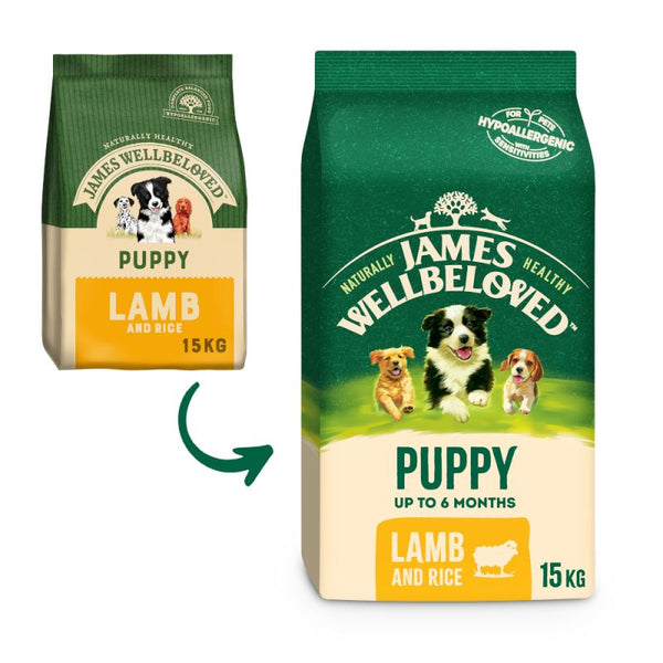 James Wellbeloved Puppy - Lamb & Rice Dog Food