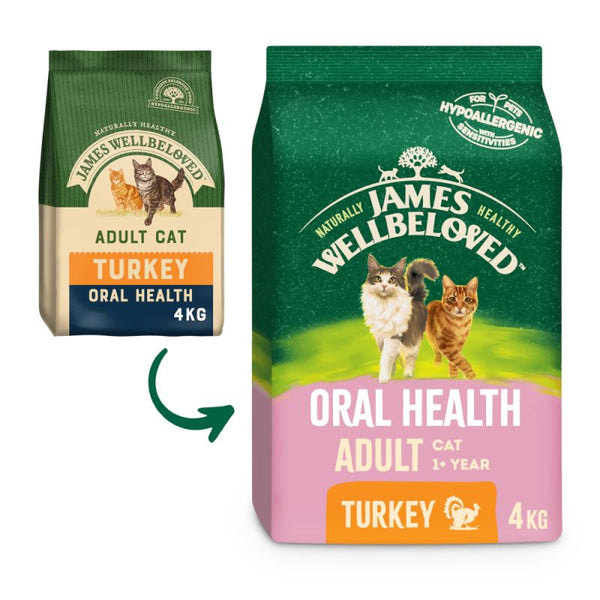 James Wellbeloved Adult Cat Oral Health - Turkey Cat Food