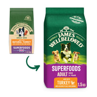 James Wellbeloved Adult Superfoods - Truthahn mit Grünkohl und Quinoa Hundefutter