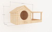 Outdoor Wooden Bird Cage House