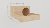 Kaninchenstall aus Holz, Nistkasten 