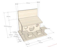 Squirrel Feeder House