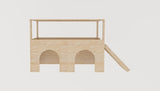 2 Entrances With Roof & Ramp Guinea Pig Hutch House
