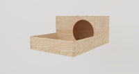 Kaninchenstall aus Holz, Nistkasten 