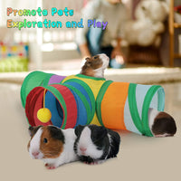 Guinea Pig Guinea Pig 3 Way Tunnels Hides Toys