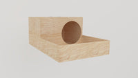 Kaninchenstall aus Holz, Nistkasten 