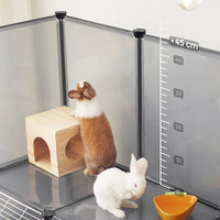Parc à cage de clapier bricolage pour petits animaux de compagnie