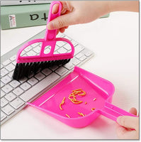 Mini Dustpan and Brush Set Portable Exquisite Pet Waste Cleaning Kit