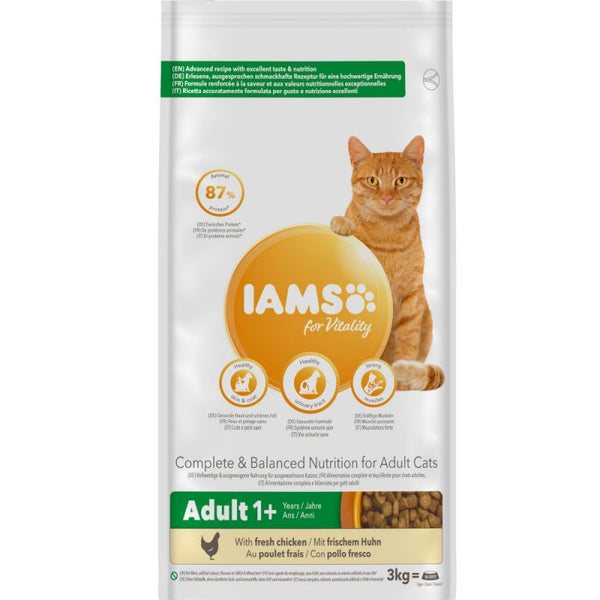 IAMS for Vitality Adult Fresh Chicken Dry Cat Food