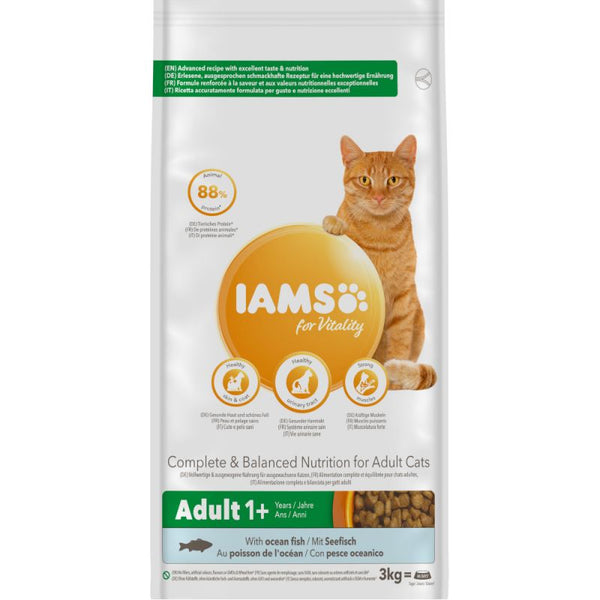 IAMS for Vitality Adult Ocean Fish Dry Cat Food