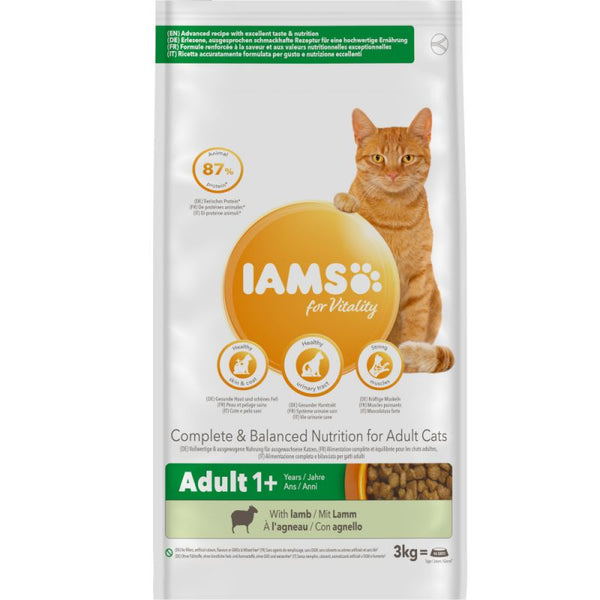 IAMS for Vitality Adult Lamb Dry Cat Food