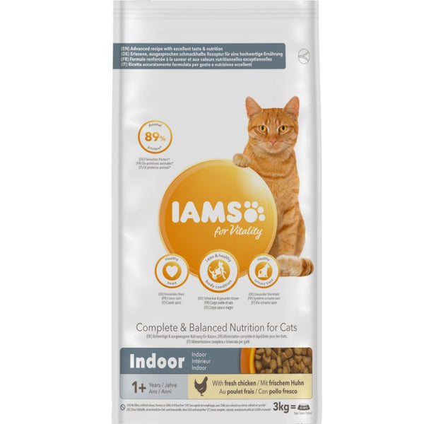 IAMS for Vitality Adult Indoor Fresh Chicken Dry Cat Food