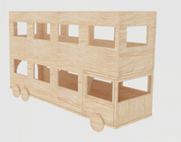 Double Decker Bus Hamster Cage House
