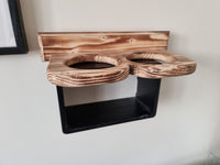 Cat Feeder Shelf Play Platform Wooden Cat Furniture Wall Mount Shelves NEW!