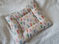 Grey Fleece Snuggle Guinea Pig & Rabbit Hutch Indoor Bed