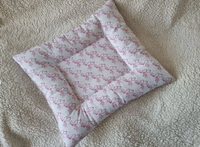Grey Fleece Snuggle Guinea Pig & Rabbit Hutch Indoor Bed