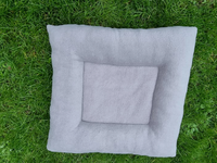 Grey Fleece Snuggle Guinea Pig & Rabbit Hutch Indoor Bed