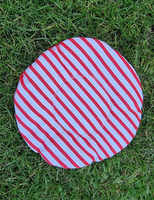 Candy Cane Snuggle Cuddle Cup Bowl With Pad, Pillow & Tunnel Guinea Pig Hutch Indoor Bed