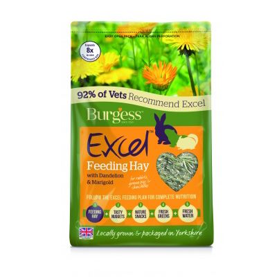 Burgess Excel Feeding Hay with Dandelion & Marigold Rabbit Food