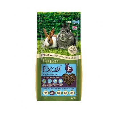 Burgess Excel Junior & Dwarf Rabbit Nuggets with Mint Rabbit Food