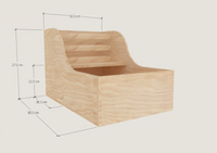 Wooden Sand Bath Rabbit Hutch Sandbox