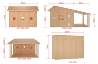 Balcony Indoor Dog House