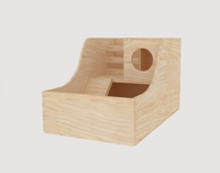 Wooden Sand Bath Hideout Guinea Pig Hutch House