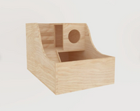 Wooden Sand Bath Hideout Guinea Pig Hutch House
