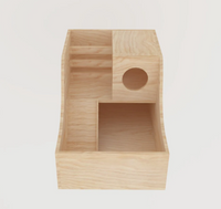 Wooden Sand Bath Hideout Guinea Pig Hutch House