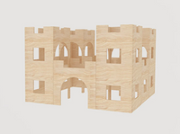Mega Fort Castle Rabbit Hutch House