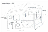 House Guinea Pig Hutch Hammock