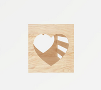 Heart Hole Rabbit Hay Feeder