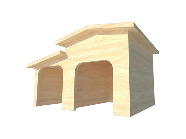 Garage Clapier pour cochon d'Inde