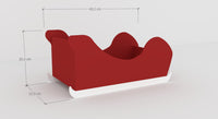 Santa Sleigh Guinea Pig Hutch Indoor Bed