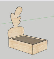 Bunny Rabbit Hutch Indoor Bed