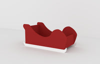 Santa Sleigh Guinea Pig Hutch Indoor Bed