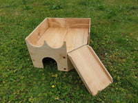 Corner Castle Guinea Pig Hutch House