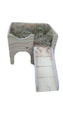Guinea Pig House Castle Shelter Two Tiered Hutch Hideaway Playhouse Small Animal Cage Furniture