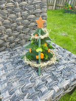 Christmas Tree Feeder Xmas gift Festive Small Animal rodent toy for guinea pigs