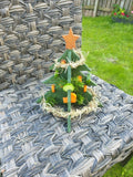 Christmas Tree Feeder Xmas gift Festive Small Animal rodent toy for guinea pigs