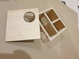 Wooden Maze Burrow Hamster Cage House