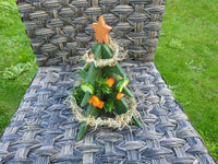 Christmas Tree Feeder Xmas gift Festive Small Animal rodent toy for guinea pigs