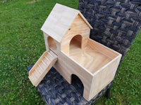 2 Tiered Dwarf Castle Hamster Cage House