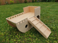 Pirate Boat Hamster Cage House