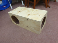 House Hutch Tunnel Shelter Hideout Hide Hideaway Playhouse for Cats 24''x12'x10'