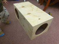 House Hutch Tunnel Shelter Hideout Hide Hideaway Playhouse for Cats 24''x12'x10'